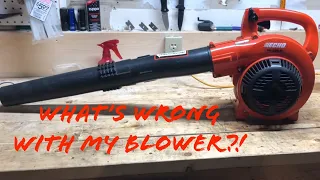 What’s wrong with my blower? How to diagnose “won’t start, won’t run”  issue on Echo leaf blower )