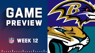 Jacksonville Jaguars vs. Baltimore Ravens | 2022 Week 12 Game Preview