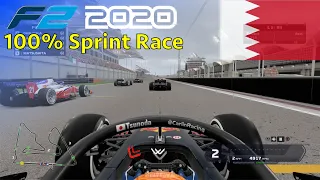 F1 2020 - Let's Make Tsunoda F2 Champion #2: 100% Sprint Race Bahrain