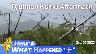 Typhoon Koinu Aftermath, Here's What Happened – Saturday, October 7, 2023 | TaiwanPlus News