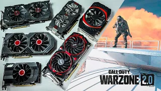 Warzone 2.0 Benchmarks with Budget Graphics Cards