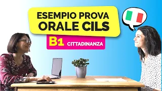 Esempio PROVA ORALE esame CILS B1 cittadinanza Italiana 🇮🇹  Parlato in modo chiaro