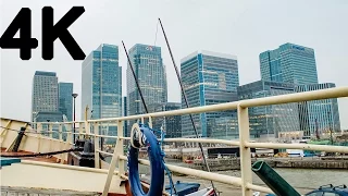 4K Time Lapse Canary Wharf London 2016