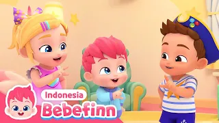 Lima Hiu Kecil Lompat di Kasur dan lain | Lagu Anak | Five Little Shark | Bebefinn Bahasa Indonesia