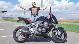 Вот почему Kawasaki Z1000 - годный литр для новичка / Раздетый Ninja тоже воин