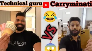 Carryminati dub Roast Technical Guru ji 🤩🤫 //  @CarryMinati @GauravChaudharyOfficial #roast