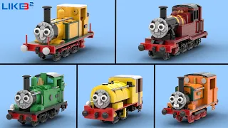 All LEGO Thomas and Friends (T&F): OLIVER, BEN, BILLY, ARTHUR, STEPNEY the Train