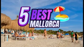 5 Best  Beaches 🏖️Mallorca 🇪🇸 4K UHD Beach Walk