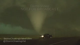 Masterson, TX Extraordinary Tornado & Lightning Footage - 6/13/2016