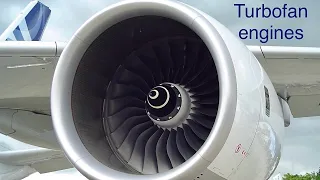 Explaining the differences between how high-bypass and low-bypass turbofan jet engines work! ⬅️💥💨