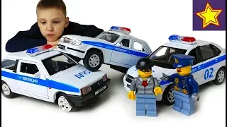 Полицейские машинки ДПС Перекраска такси Оборотни в погонах Police car toys