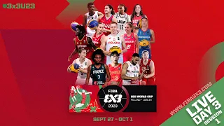 RE-LIVE | FIBA 3x3 U23 World Cup 2023 | Day 3/Session 1