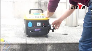 BS950 portable mini gasoline generator 600w 800w-Bison Machinery