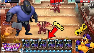 6 Epic 🔥 Executioner Troop Card's 🔥 Winning Strategy! Castle Crush