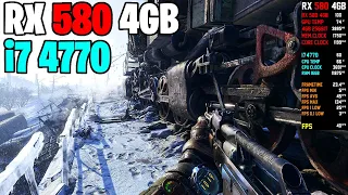 Metro Exodus - RX 580 4GB - i7 4770 - 1080p