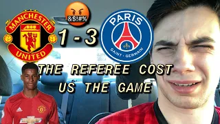 Manchester United 1-3 PSG Champions league - Fan Reaction Highlights