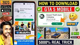😍 HOW TO DOWNLOAD GTA 5 IN ANDROID | DOWNLOAD REAL GTA 5 ON ANDROID 2024 | GTA 5 MOBILE DOWNLOAD