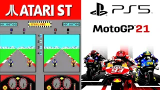 MotoGP Games Evolution (1987-2021)