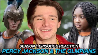 PERCY JACKSON & THE OLYMPIANS || SEASON 1 EPISODE 2 || REACTION / REVIEW || FIRST TIME WATCHING