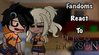 Fandoms React to Percy Jackson🌊⚡️||1/4||