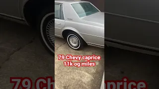 79 CHEVY CAPRICE ALL ORIGINAL