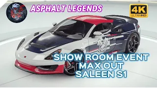 Asphalt 9 Legends 2024 | SALEEN S1 | Show Room Event | Max Out | Easy Free Rewards | Free Cars