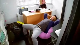 Louie Spence's Showbusiness | Louie falls off an exercise ball 2011