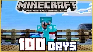 I Survived 100 Days In Minecraft 3DS! | Minecraft 3DS 100 Days Challenge