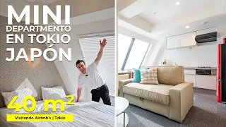 EL DEPARTAMENTO MÁS PEQUEÑO de TOKIO JAPÓN - TOUR por MINI DEPA | Visitando Airbnb's