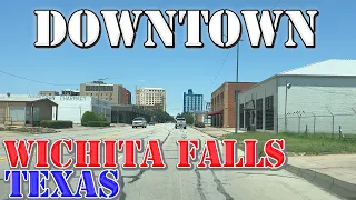 Wichita Falls - Texas - 4K Downtown Drive