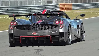 $3.5 Million Pagani Huayra Roadster BC - Engine Start up, Exhaust Sounds & Driving!