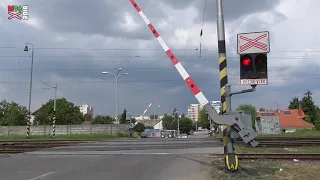 Železničné priecestie Šaľa #1 (SK) - 1.8.2018 / Železniční přejezd / Railroad crossing