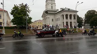 H.O.G.Rally Minsk 2018 ... прохождение колонны