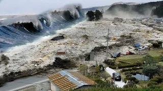 Tsunami hit Cape Town Today! Storm Surges destroyed cars and buildings in Gordon's Bay