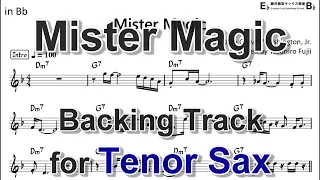 Mister Magic - Backing Track with Sheet Music for Tenor Sax