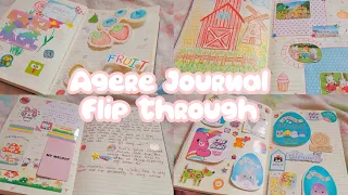 💗📚Finished Agere Journal Flip through | no talking