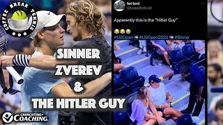 USO 23 - Zverev Beats Sinner&Hitler/Djoker Makes Fritz Meat Sandwiches | Coffee Break Tennis