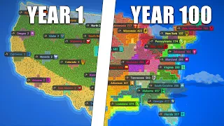 USA Battle Royale! (But All States Start With 2 Population) - Worldbox