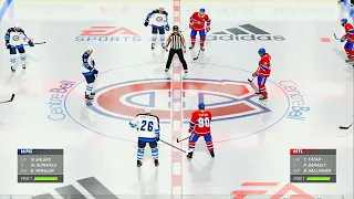 NHL 21 Gameplay Montreal Canadiens vs Winnipeg Jets