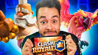 JUEGO CON LAS NUEVAS CARTAS DE CLASH ROYALE Y PASA ESTO - TheGrefg