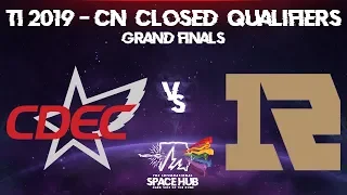 CDEC vs Royal Never Give Up Game 4 - TI9 CN Regional Qualifiers: Grand Finals