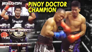 SUNTUKAN BAGO GAMUTAN  |  PINOY DOCTOR NAG CHAMPION SA BOXING!??? JV Tuazon VS Wicha Phulaikhao