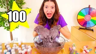 FARE LO SLIME CON 100 BARATTOLI DI GLITTER!