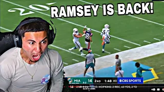 Jalen Ramsey DOLPHINS DEBUT!!! Fins Fan Reacts To Dolphins Vs Patriots 2023 Week 8 Highlights!