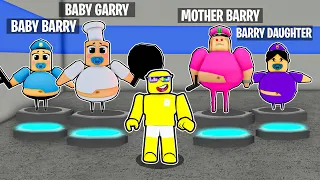 Playing as BABY BARRY in Barry's Prison Run Obby ROBLOX