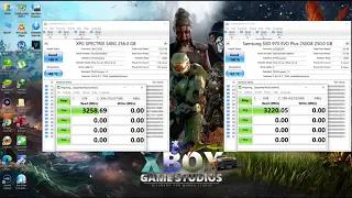 XPG SPECTRIX S40G 256GB NVME vs SAMSUNG SSD 970 EVO PLUS 250GB NVME