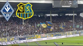 Chaos und 3800 FCS Fans beim Derby!  Waldhof Mannheim vs FC Saarbrücken Groundhopping 18.02.24