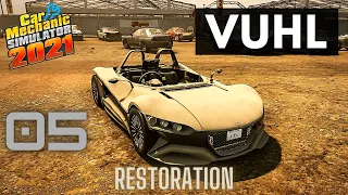 VUHL 05 tuning restoration - Car Mechanic Simulator 21 gameplay pc 4K