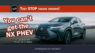 You can't get the NX450h+ - they stopped taking orders