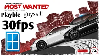 Need For Speed Mostwanted 2012 di Winlator 6.1 lancar guyss!!(Snapdragon 870) Bug Audio